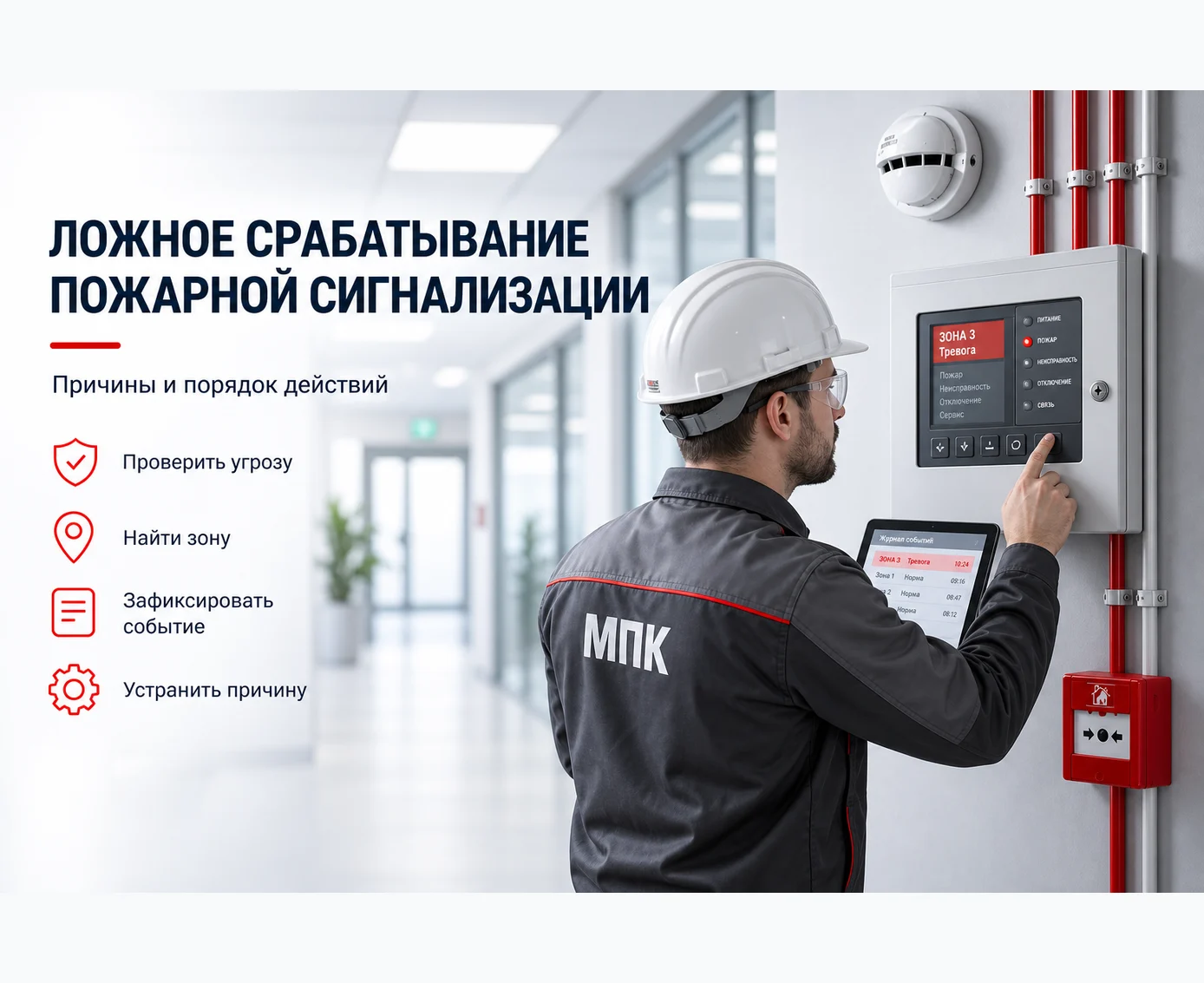 Ложное срабатывание пожарной сигнализации — причины и порядок действий