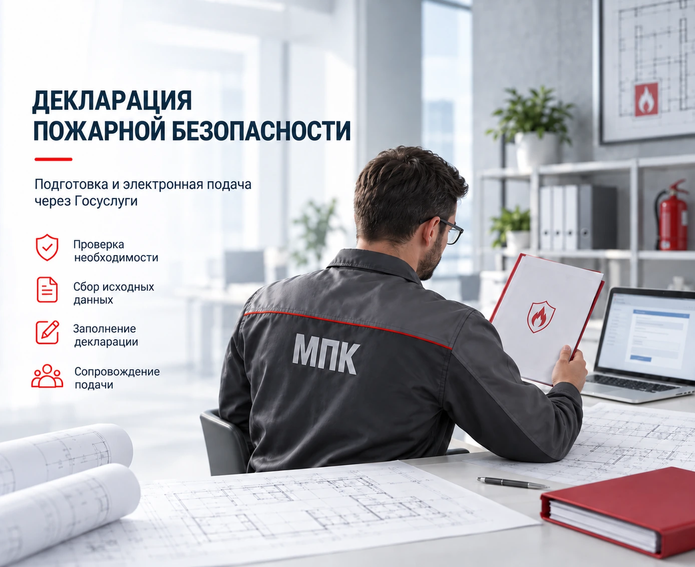Подготовка декларации пожарной безопасности для объекта